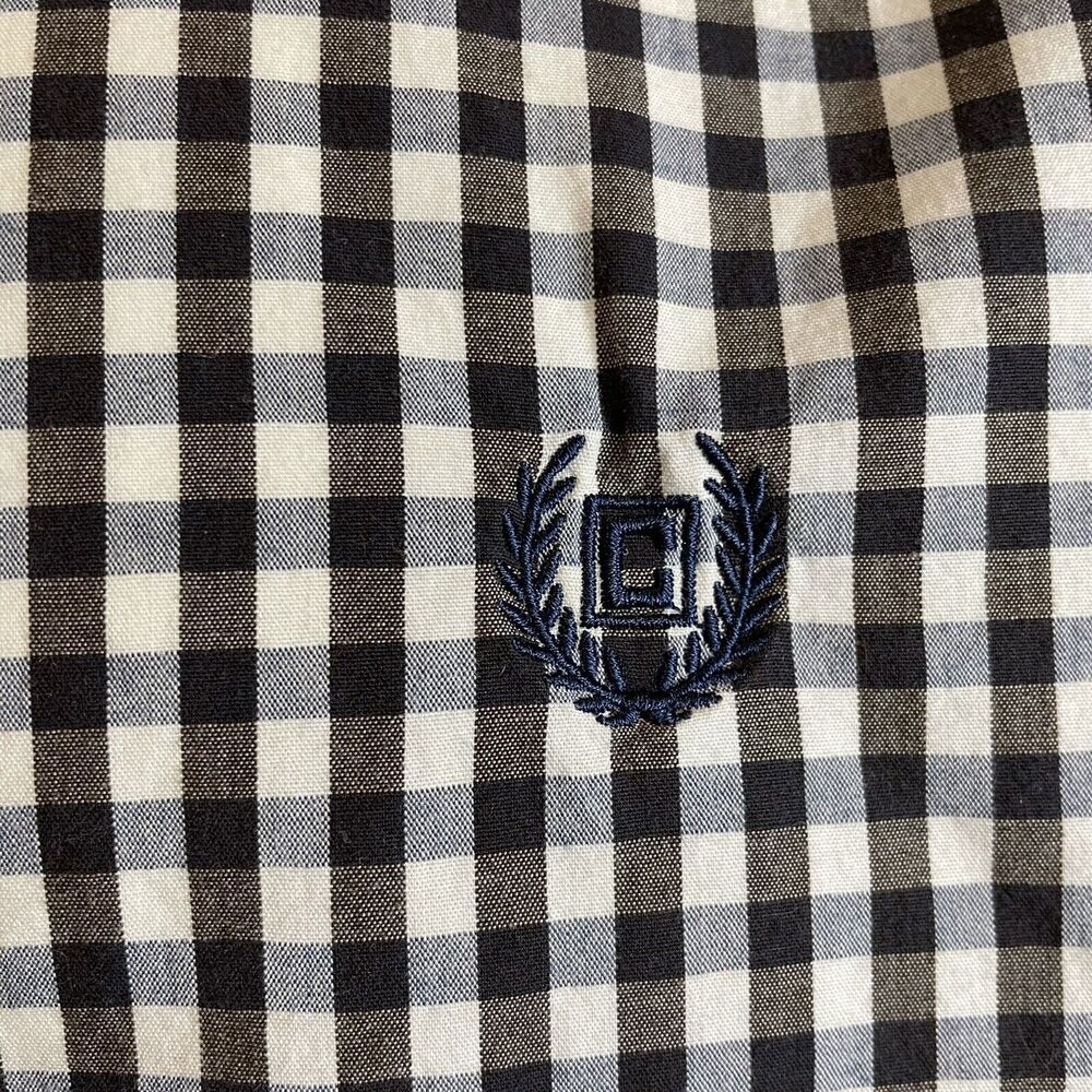 Chaps Men's L Plaid Button-Down Long-Sleeve Shirt Custom Fit 100% Cotton - Picture 4 of 6